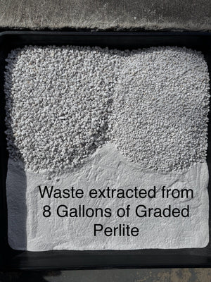 Perlite (3mm-6mm) - Seedling to 4" Pot size - Dust Removed - Select Your Quantity