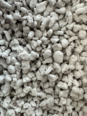 Super Chunky Perlite #4. No Dust or tiny particles. Ships in a box to avoid crushing.