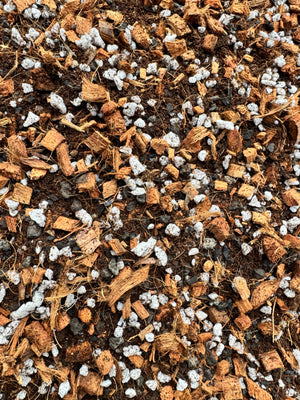 Forest Floor Mix #6 (Coco Coir, Coco Husk, Perlite, Lava Rock, Charcoal, Biochar, Worm Castings)