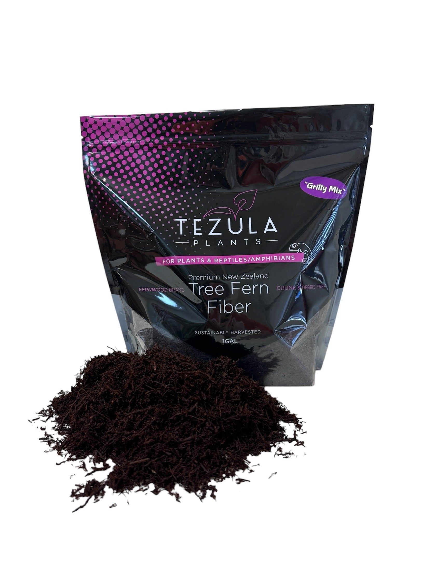 Premium New Zealand Tree Fern Fiber (Gritty Blend) - Tezula LLC